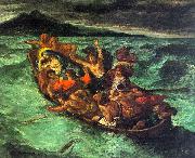Eugene Delacroix Christ on the Lake of Gennesaret USA oil painting reproduction
